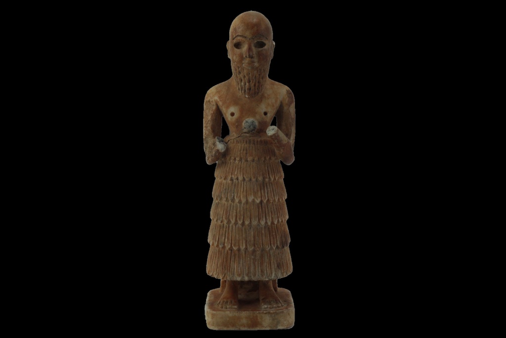 Limestone or gypsum  Idol Figurine  (10.021.4)